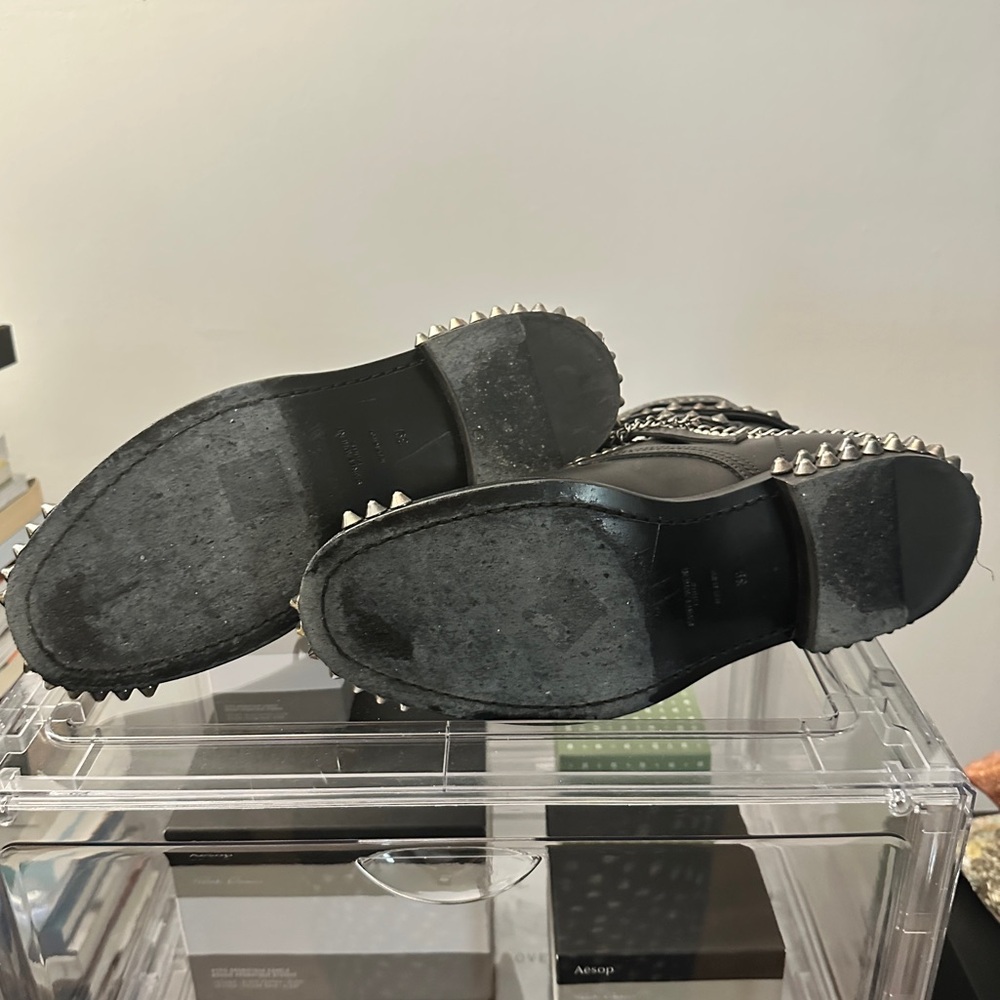 Hedi Slimane Era Saint Laurent Paris FW13 Studded Ankle Boots IT 39 / US 8.5 - Picture 11 of 16
